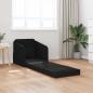 Preview: Sofa Schwarz Polyester, Holz 200 x 60 x 62 cm Ergonomisch