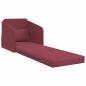Preview: Sofa Weinrot Polyester 200 x 60 x 62 cm Abnehmbare Bezüge