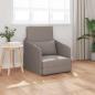 Preview: ARDEBO.de - Schlafsofa Taupe 65 x 80 x 83 cm Stoff