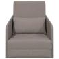 Preview: Schlafsofa Taupe 65 x 80 x 83 cm Stoff