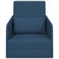 Preview: Sofa Blau Polyester 200 x 60 x 62 cm Langlebig Futon Sofa
