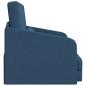 Preview: Sofa Blau Polyester 200 x 60 x 62 cm Langlebig Futon Sofa