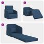 Preview: Sofa Blau Polyester 200 x 60 x 62 cm Langlebig Futon Sofa