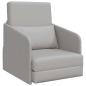 Preview: Sofa Wolken-Grau Polyester 200 x 60 x 62 cm Futon Sofa-Bett