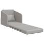 Preview: Sofa Wolken-Grau Polyester 200 x 60 x 62 cm Futon Sofa-Bett
