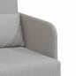 Preview: Sofa Wolken-Grau Polyester 200 x 60 x 62 cm Futon Sofa-Bett