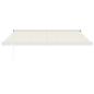 Preview: Markise Einziehbar Creme 3,5x2,5 m Stoff und Aluminium