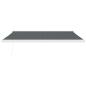 Preview: Markise Einziehbar Anthrazit 4x3 m Stoff und Aluminium
