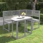 Preview: 2-tlg. Bistro-Set Massivholz Akazie Grau