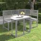 Preview: 2-tlg. Bistro-Set Massivholz Akazie Grau
