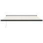 Preview: Markise Einziehbar Creme 4x3 m Stoff und Aluminium