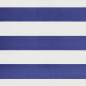 Preview: Markise Einziehbar Blau und Weiß 4x3 m Stoff und Aluminium