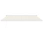 Preview: Markise Einziehbar Creme 4x3 m Stoff und Aluminium