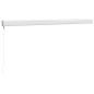 Preview: Markise Einziehbar Creme 4x3 m Stoff und Aluminium