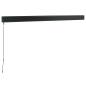 Preview: Markise Einziehbar Anthrazit 3x2,5 m Stoff und Aluminium