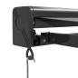 Preview: Markise Einziehbar Anthrazit 3x2,5 m Stoff und Aluminium