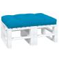 Preview: Palettenkissen Blau 120x80x12 cm Stoff