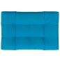 Preview: Palettenkissen Blau 120x80x12 cm Stoff