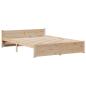 Preview: Massivholzbett mit Regal ohne Matratze 140x190 cm Kiefer