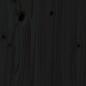 Preview: Etagenbett Schwarz 90x200 cm Massivholz Kiefer