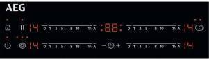 Preview: AEG HRB64470FB Autarkes Glaskeramikkochfeld, 62 cm breit, Facette, Slider Touch, Timer, schwarz