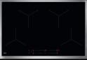 Preview: ARDEBO.de AEG TO84IA0CXB Autarkes Induktionskochfeld, 76,6 cm breit, TouchControl, Hob²Hood, Timer, Edelstahlrahmen