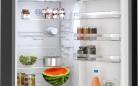 Preview: Bosch KGN39VXAU Serie 4 Stand Kühl-Gefrierkombination, 60 cm breit, 363 L, Total No Frost, Individuelle Temperaturregelung, Super Kühlen, Gebürsteter schwarzer Stahl
