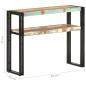 Preview: Konsolentisch 90x30x75 cm Altholz Massiv
