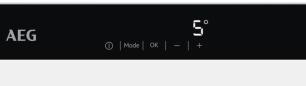 Preview: AEG OSF5O88EF Einbaukühlschrank mit Gefrierfach, Nischenhöhe 88 cm, 118 L, Festtürtechnik, OptiSpace, TouchControl-Bedienelement, LED-Beleuchtung, weiß