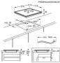Preview: AEG TO64IC0CXB Autarkes Induktionskochfeld, Glaskeramik, 60 cm, Hob²Hood, Edelstahlrahmen, schwarz