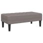 Preview: 2-teiliges Sofa Set mit Kissen in taupefarbenem Stoff
