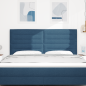 Preview: Kopfteil Blau 180 cm Stoff