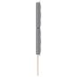 Preview: Kopfteil Linien Design Hellgrau 200 cm Stoff