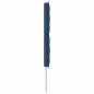 Preview: Kopfteil Linien Design Blau 200 cm Stoff