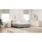 Preview: Boxspringbett mit Matratze Taupe 180x200 cm Stoff