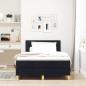 Preview: Boxspringbett mit Matratze Schwarz 120x200 cm Stoff