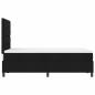 Preview: Boxspringbett mit Matratze Schwarz 120x200 cm Stoff