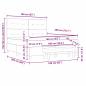 Preview: Boxspringbett mit Matratze & Bank Taupe 160x200 cm Stoff