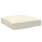 Preview: Pallet Kissen für Sitz Creme 80x80x12 cm Oxford Stoff