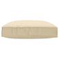 Preview: Pallet-Kissen für Sitz Beige 80x80x12 cm