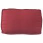 Preview: Kissen Oxford-Stoff Weinrot 70 x 40 x 12 cm