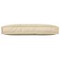 Preview: ARDEBO.de - Palletkissen für Rückenstütze Beige 80x40x12 cm Oxford Stoff