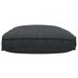 Preview: Pallet Kissen für Sitz Schwarz 120x80x12 cm Oxford Stoff