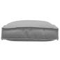 Preview: Kissen 2 Stk. Oxford-Stoff Grau 40 x 40 x 8 cm