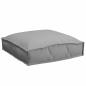 Preview: Kissen 2 Stk. Oxford-Stoff Grau 40 x 40 x 8 cm