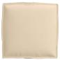 Preview: Pallet Kissen für Sitz 2 Stück Beige 40x40x8 cm Oxford-Stoff