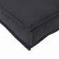 Preview: Pallet-Kissen für Sitz 4 Stück Schwarz 40x40x8 cm Oxford-Stoff