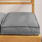 Preview: Pallet Kissen für Sitz 6 Teile Grau 40x40x8 cm Oxford Stoff