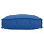 Preview: Pallet Kissen für Sitz 6 Stk. Royalblau 40x40x8 cm Oxford Stoff