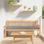 Preview: ARDEBO.de - Palettenkissenset 2 stk. Oxford-Stoff Grau 200 x 40 x 8 cm